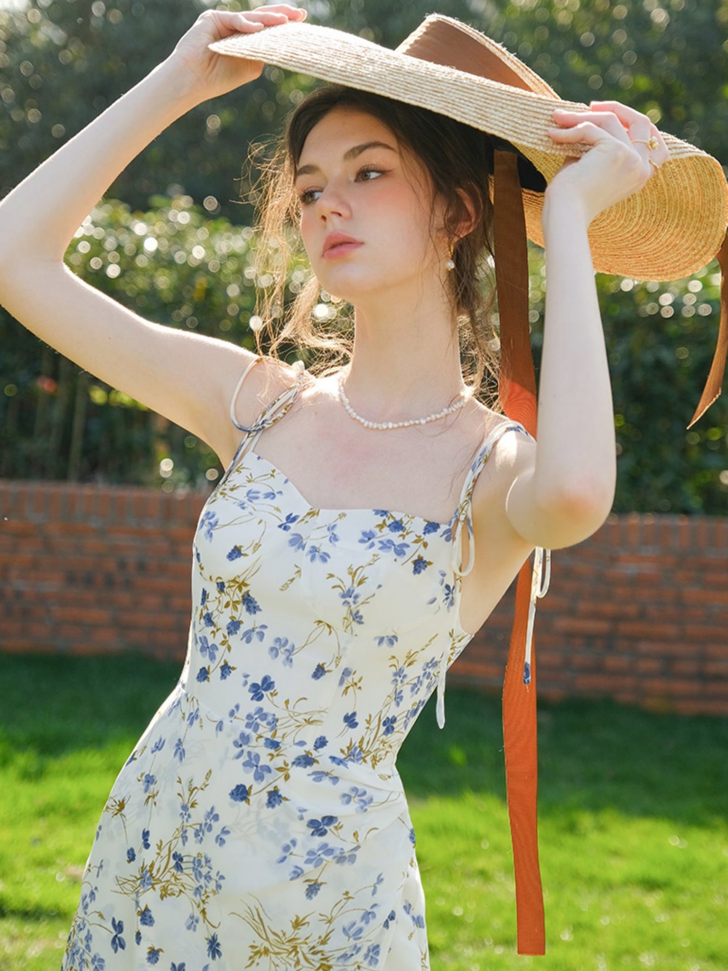 Ava's Ivory Bloom Summer Dress