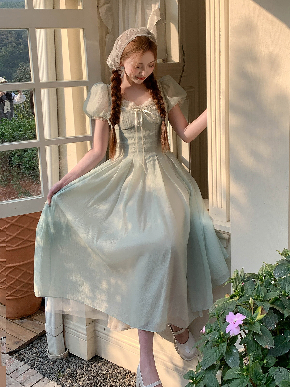 Lila's Mint Fairy Princess Dress