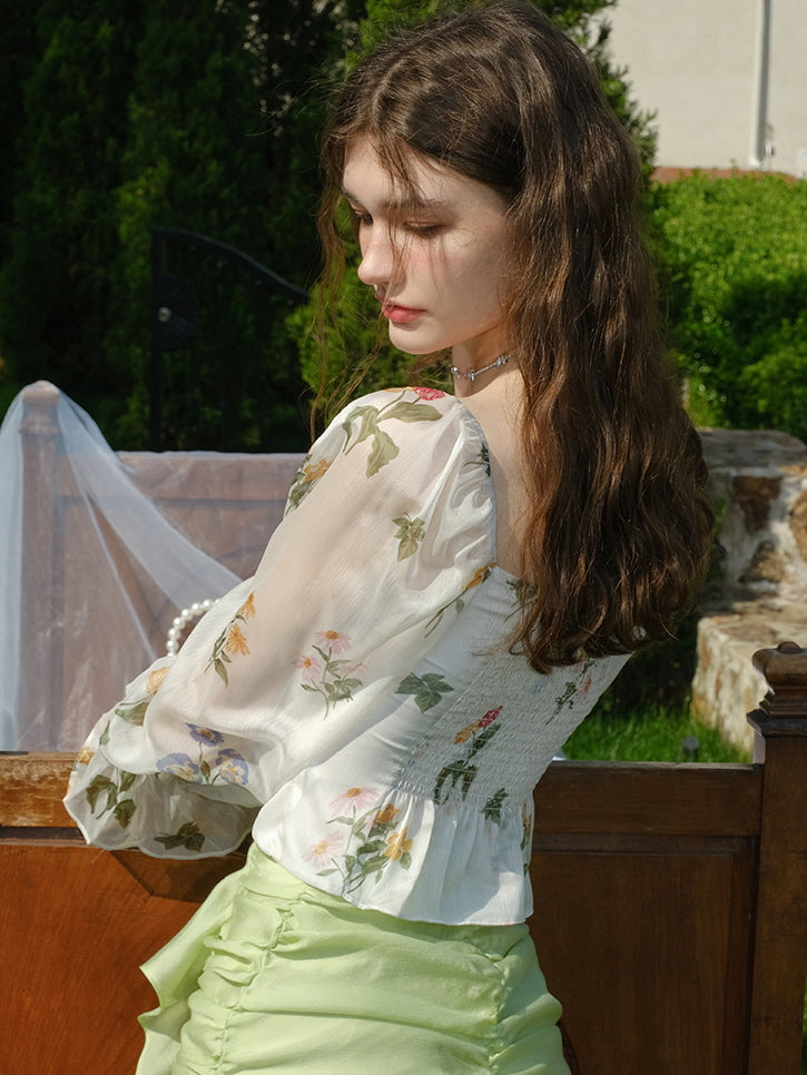 Ivy's Cool Breeze Floral Blouse