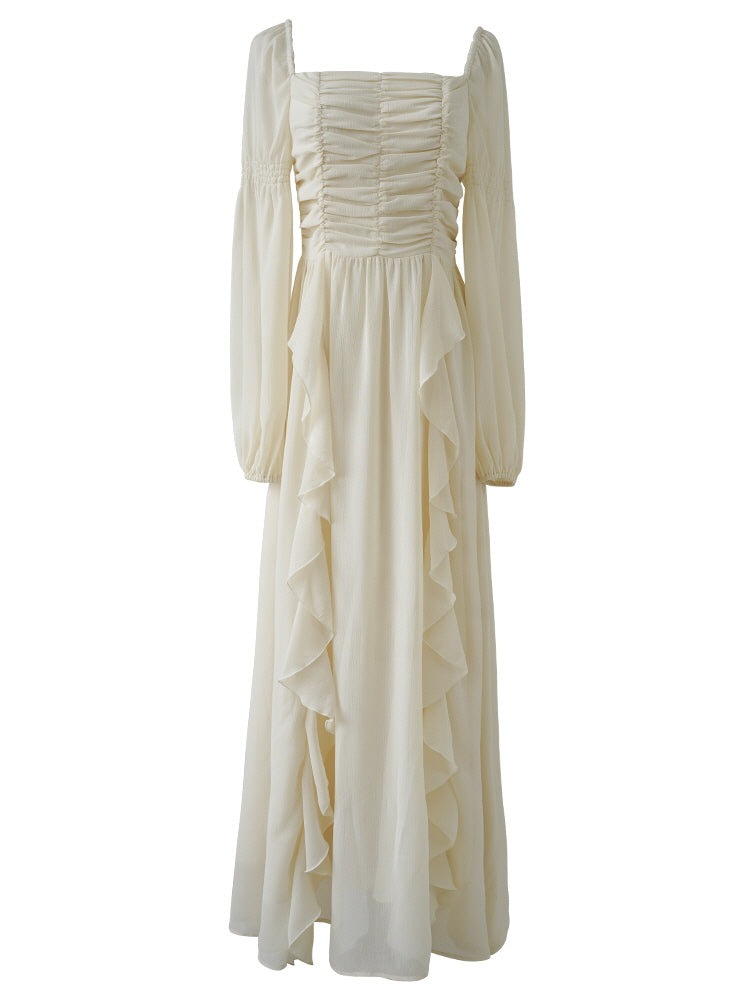 Grace's Vintage Cream Dress