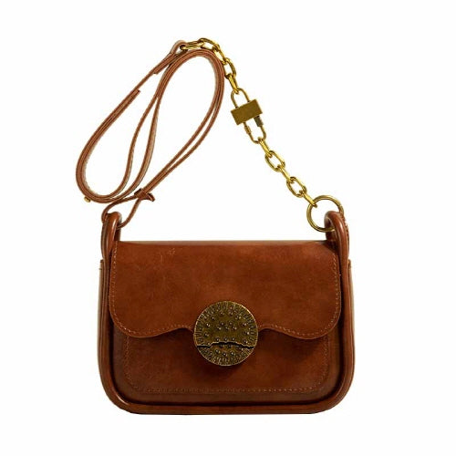 Vintage Magnetic Buckle Crossbody