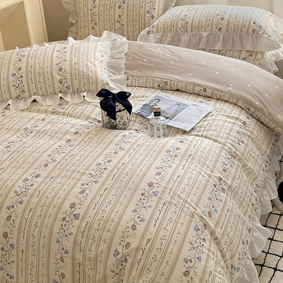 Spring Cotton Princess Style Bedding Set