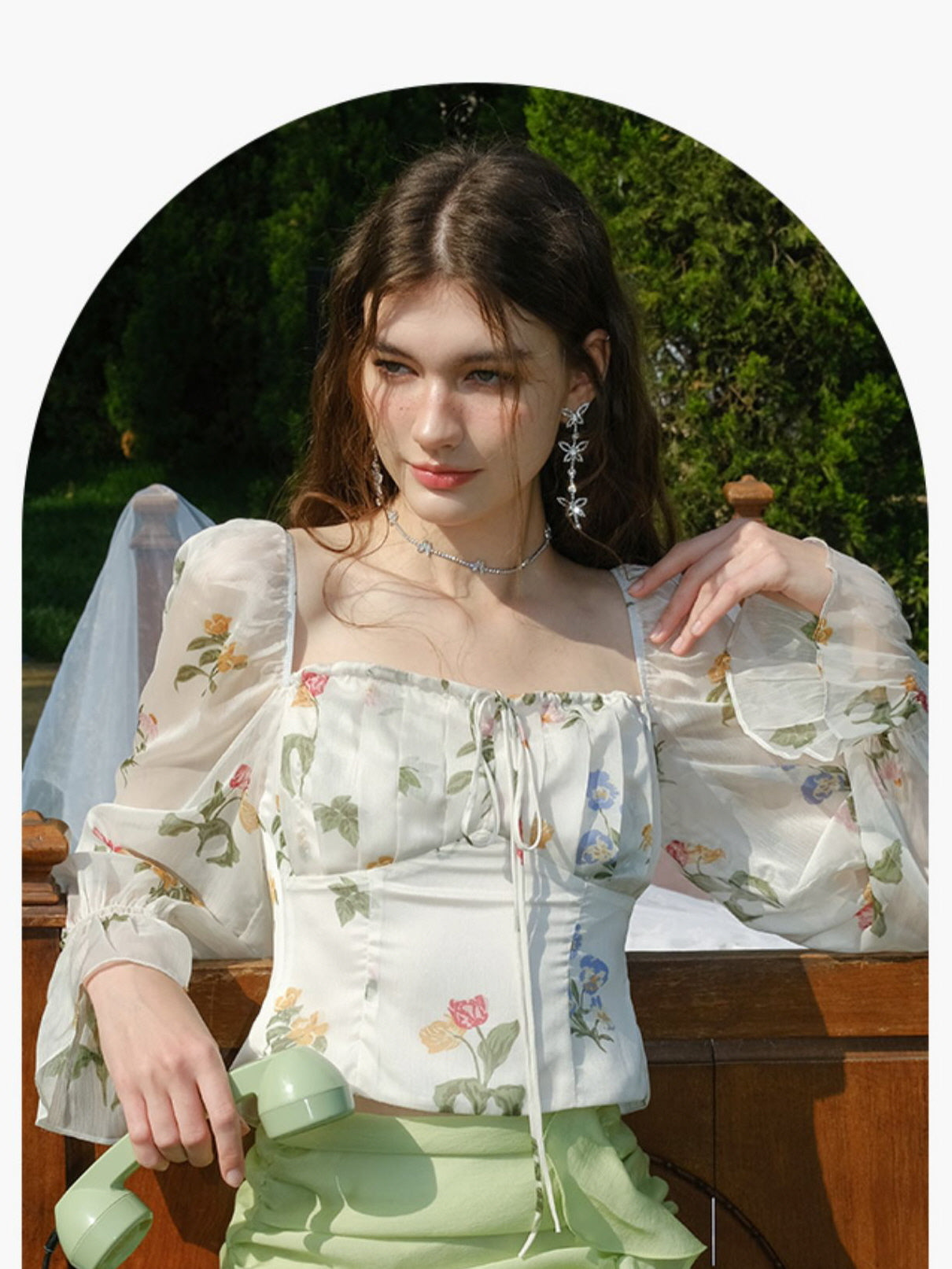 Ivy's Cool Breeze Floral Blouse