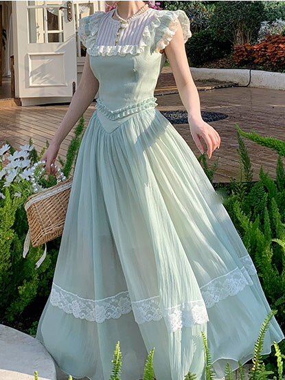 Lily's Enchanted Garden Mint Dress