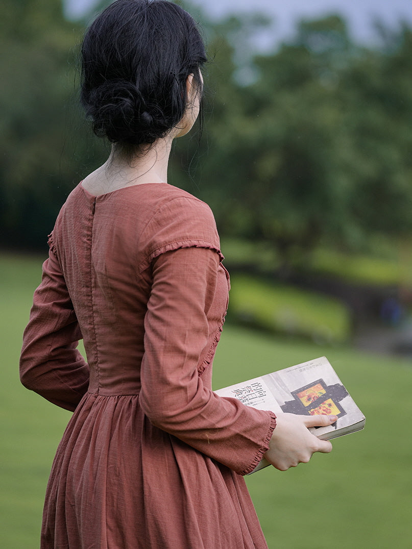 Rosalind's Red Ribbon Whimsy Dress