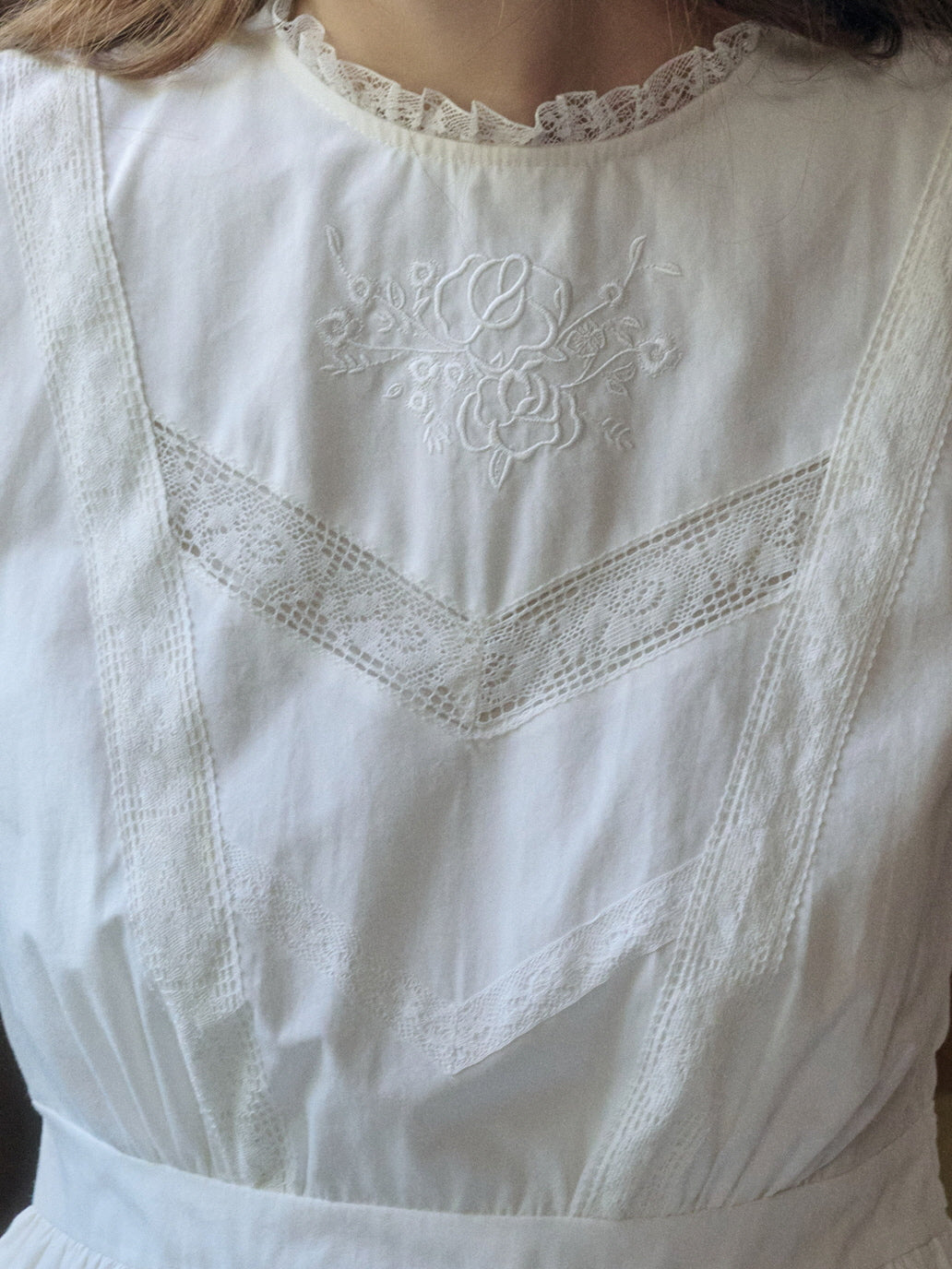 Victorian Garden Lace White Dress