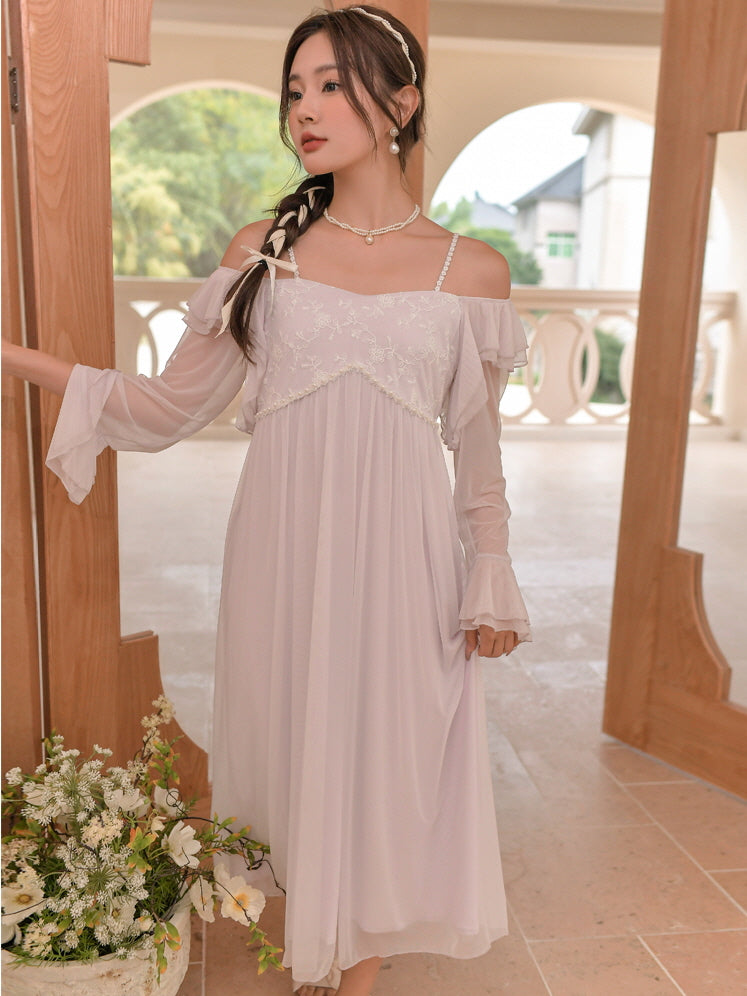 Ethereal Elegance Romantic Nightgown