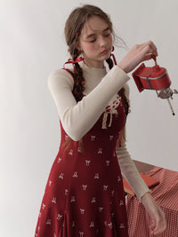 Sweet Cherry Bow Dress