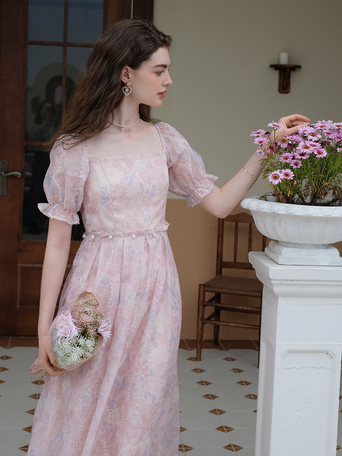 Amelia's Floral Princess Dress