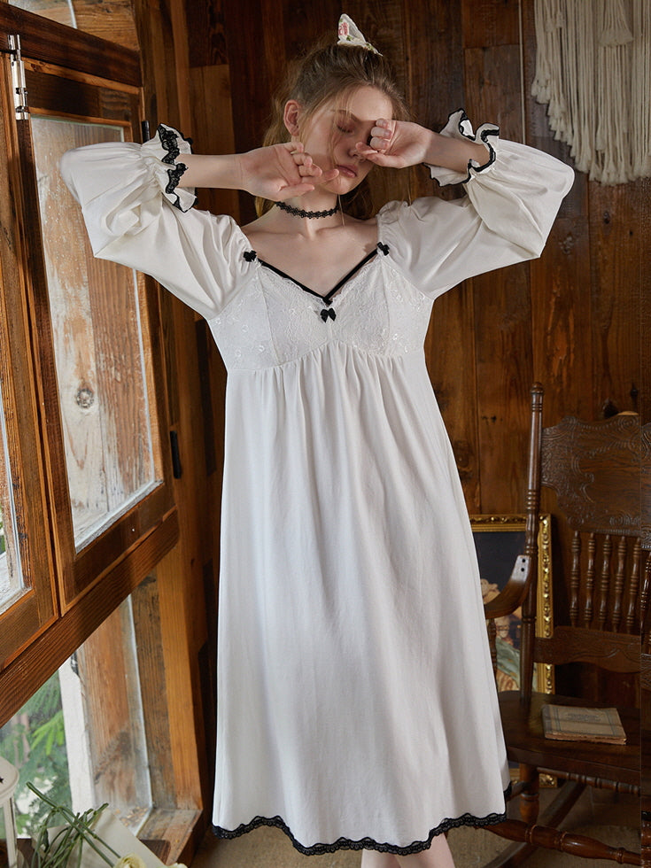 Midnight Lace Reverie Nightgown