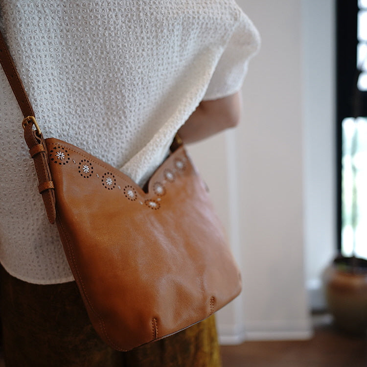 Vintage Retro Leather Shoulder Bag