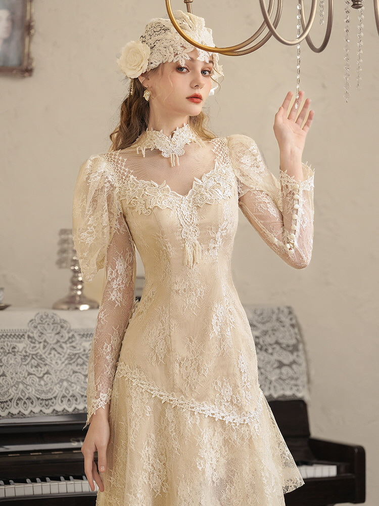 Timeless Elegance Layered Lace Dress