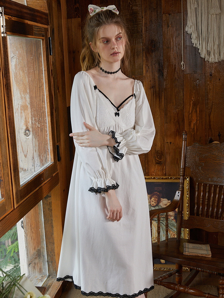 Midnight Lace Reverie Nightgown