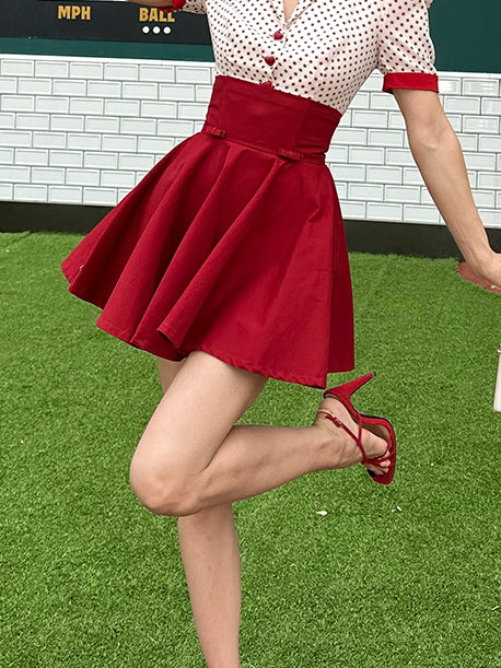 Scarlet Vintage Swing Mini Skirt