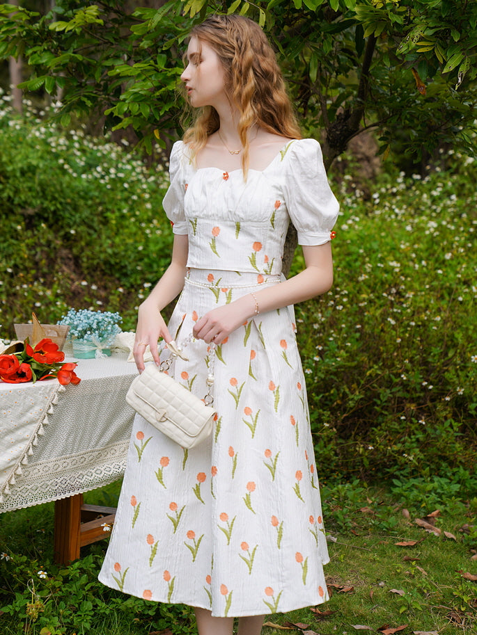 Blooming Meadow Smocked Top