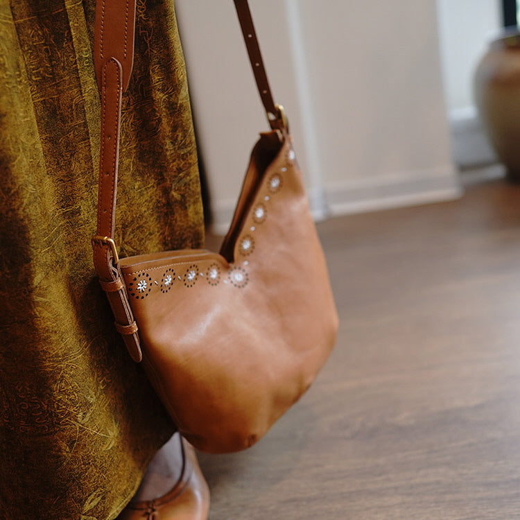 Vintage Retro Leather Shoulder Bag