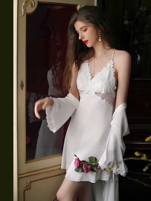 Elegant Lace Princess Sleepwear