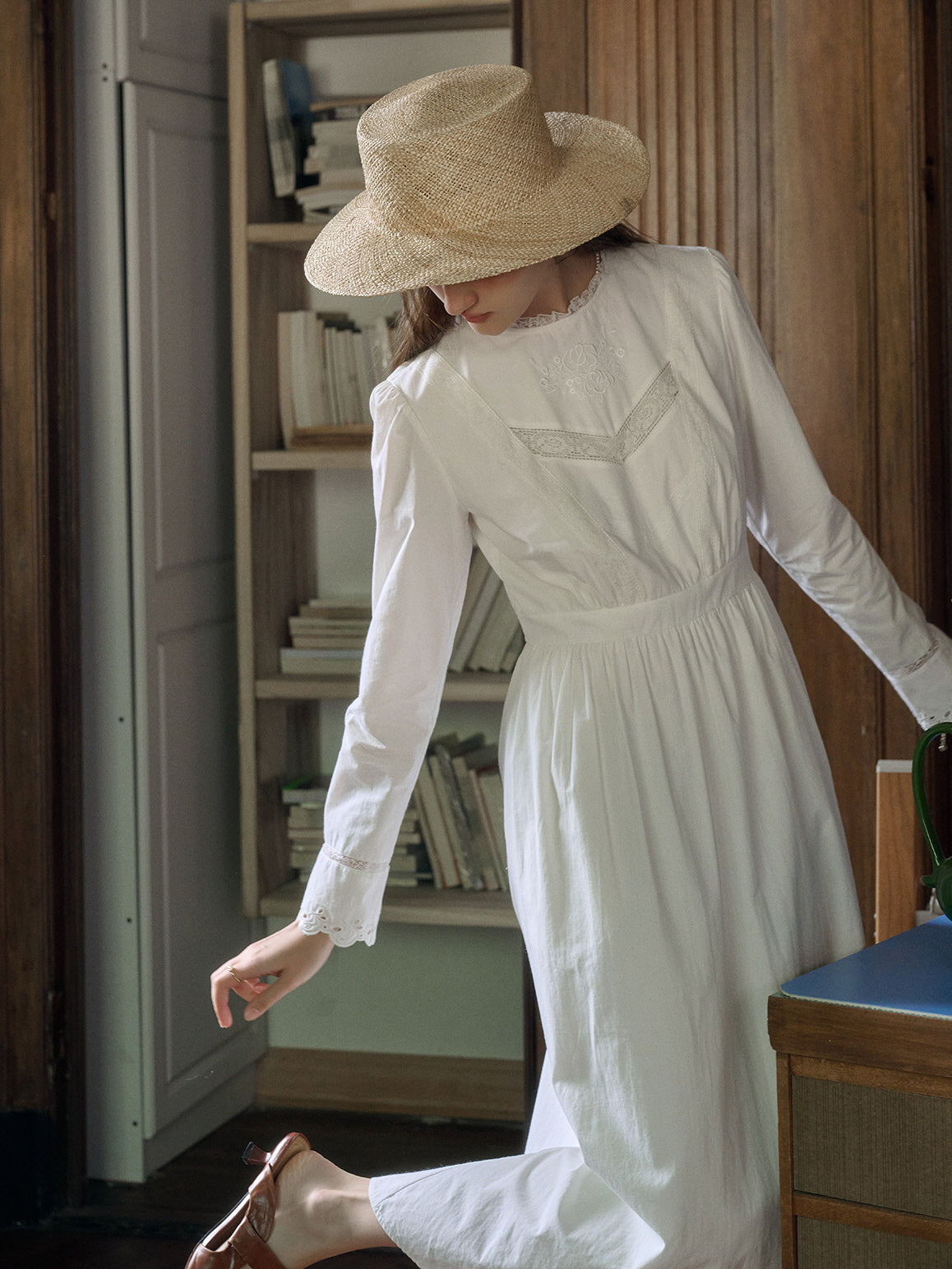 Victorian Garden Lace White Dress