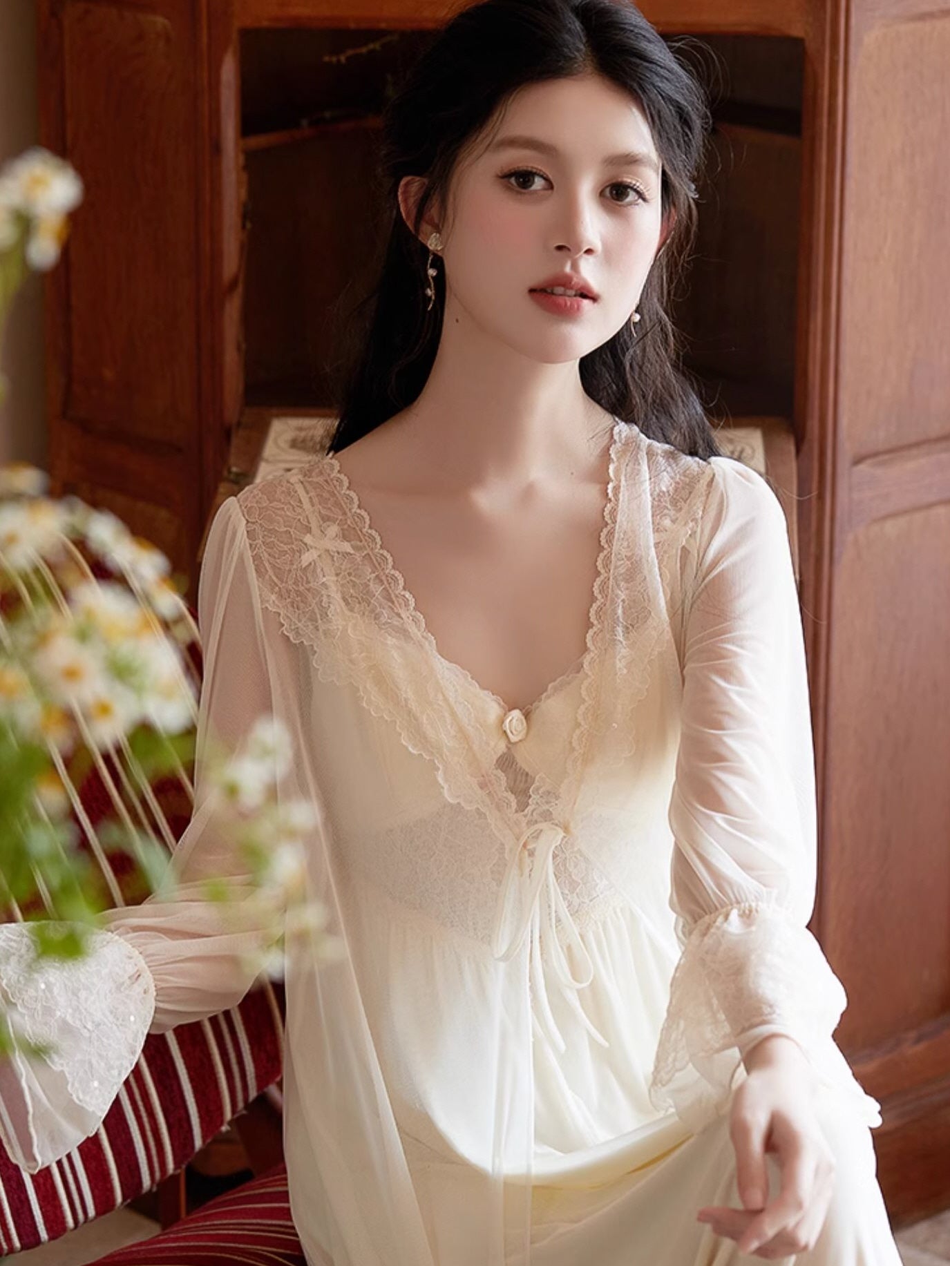 Rose's Enchanted Nightgown Set