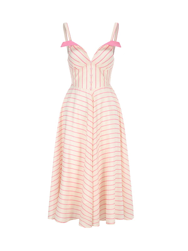 Pink Stripe Fairytale Dress