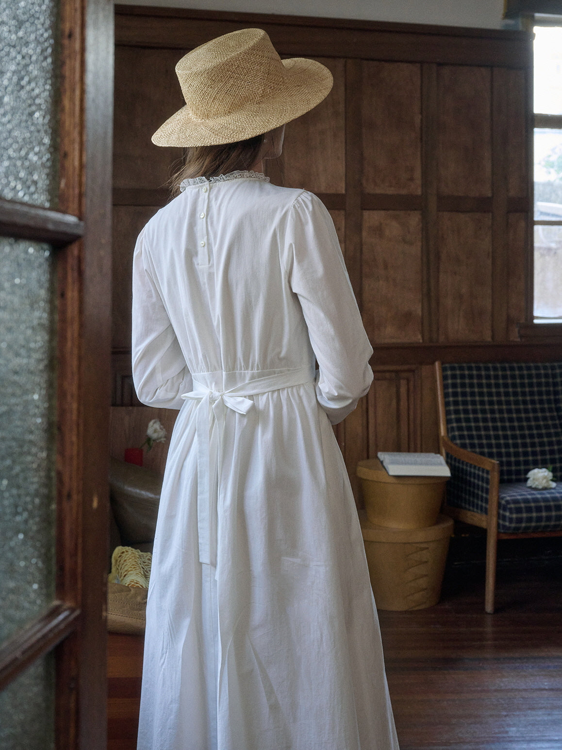 Victorian Garden Lace White Dress