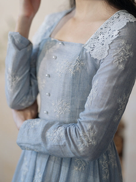 Blue Belle Vintage Lace Dress