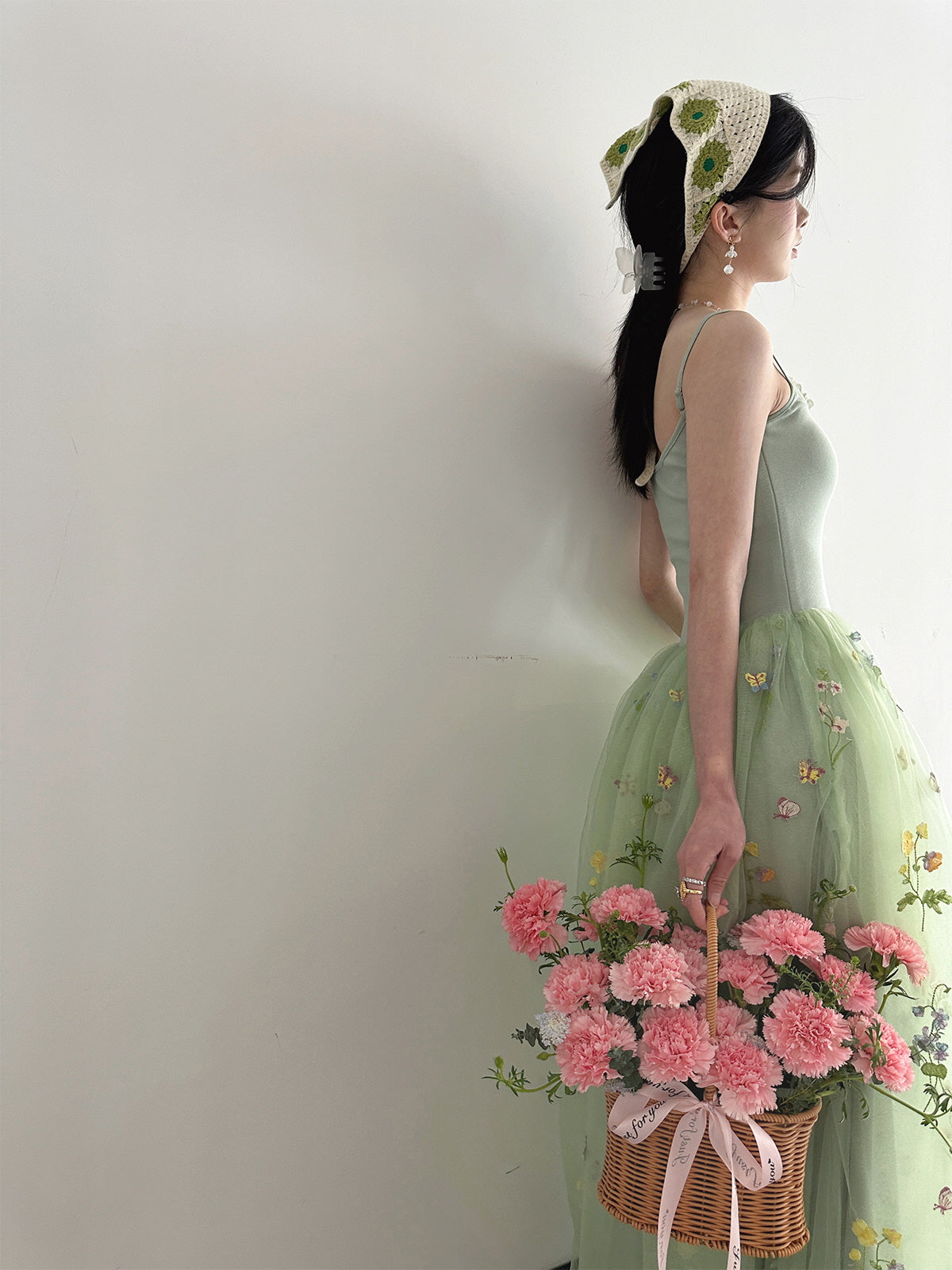 Enchanted Garden Fairy Mint Green Dress