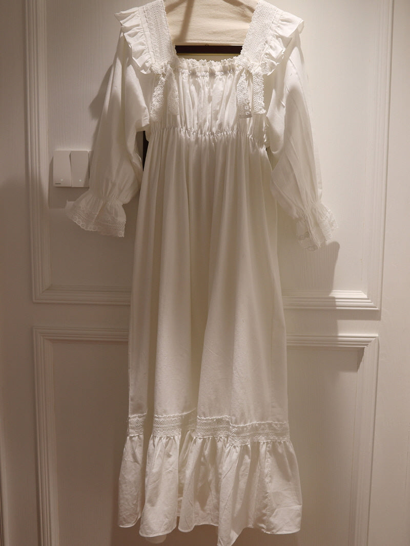 Vintage Princess Cotton Nightgown