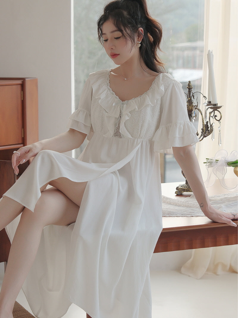 Romantic Blossom Vintage Nightgown