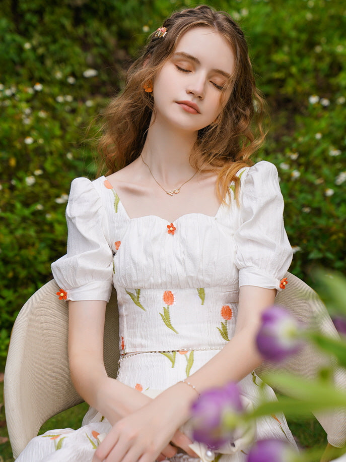 Blooming Meadow Smocked Top