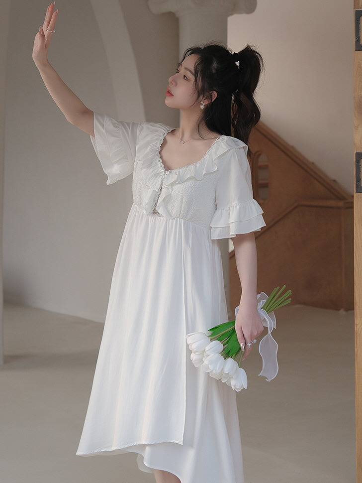 Romantic Blossom Vintage Nightgown