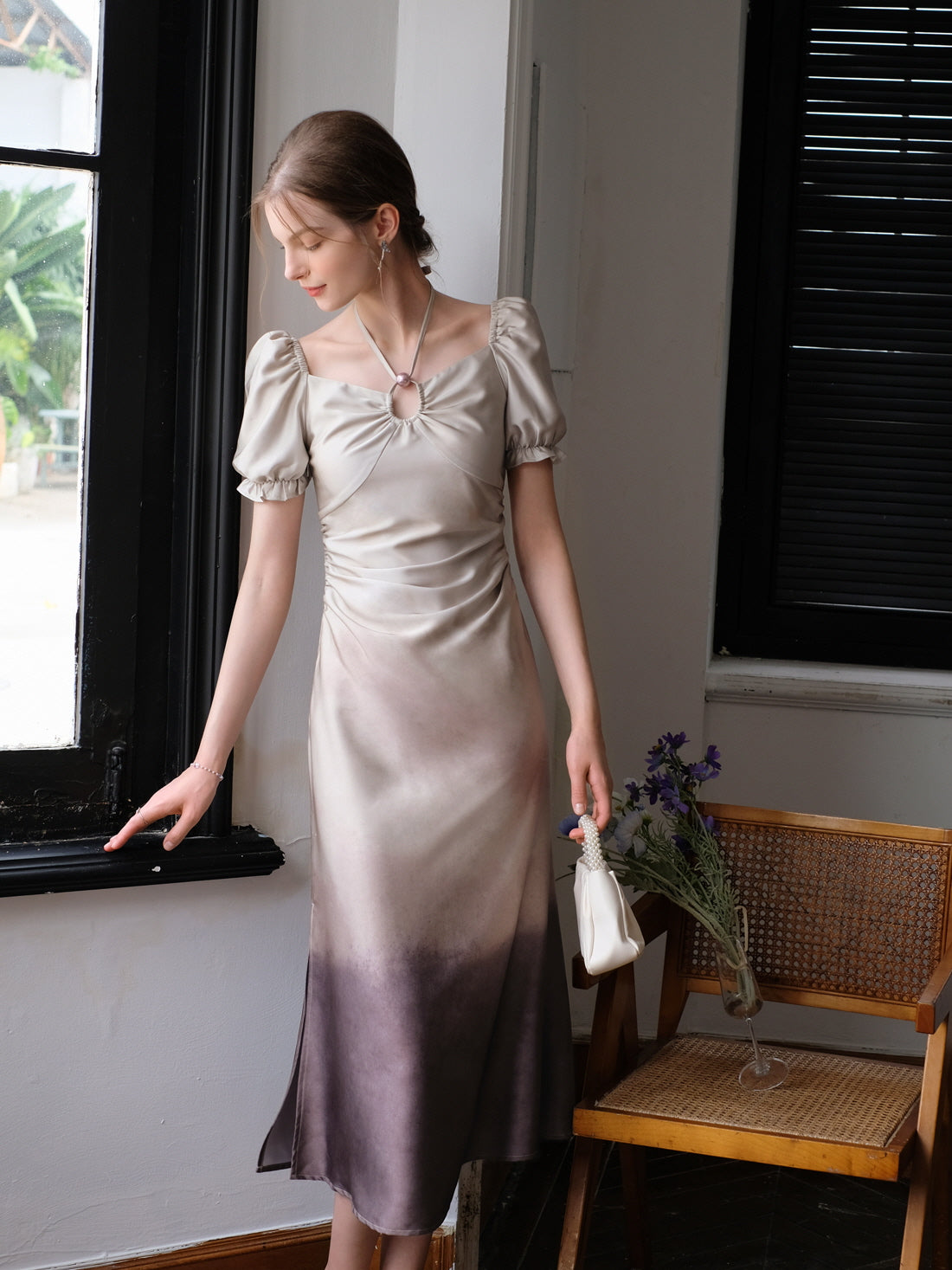 Twilight Whisper Ombre Dress