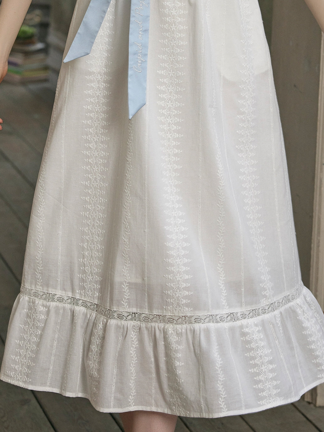 Eliza's Vintage Whimsy Ribbon Dress