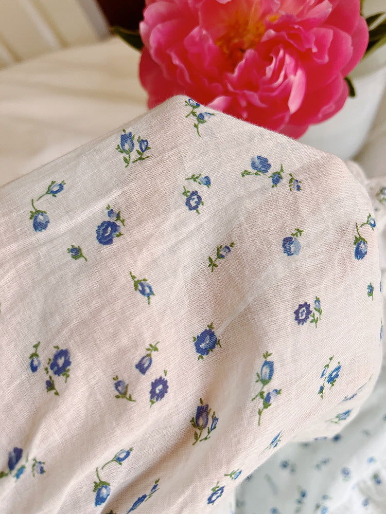 Blue Floral Dream Pajama Set