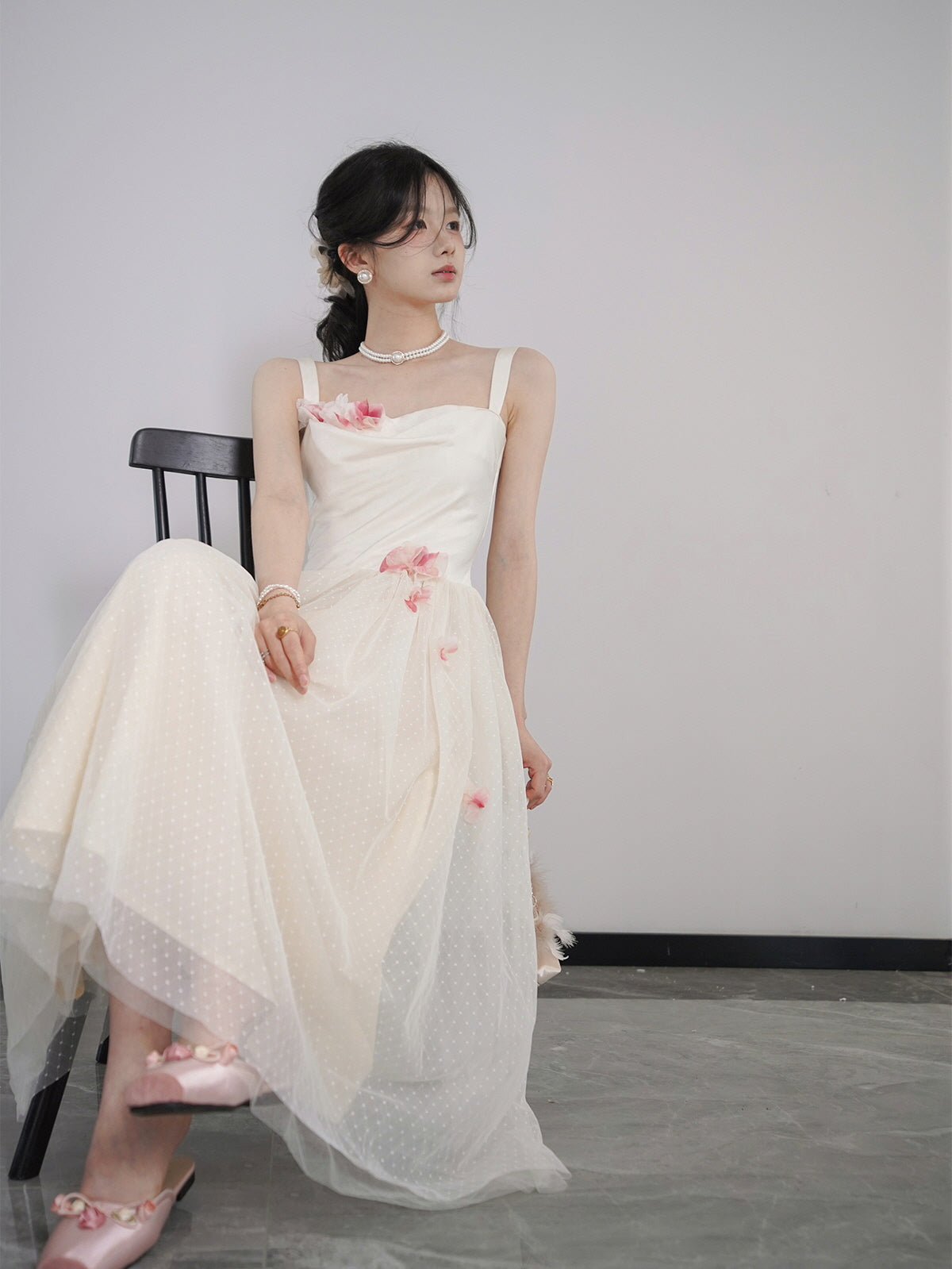 Enchanted Blossom Ivory Dress