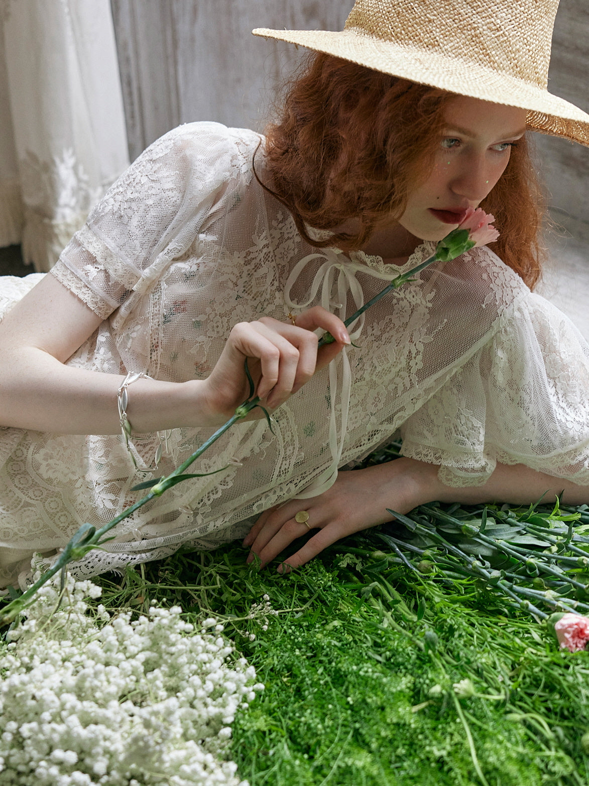 Ivory Lace Garden Fairy Blouse