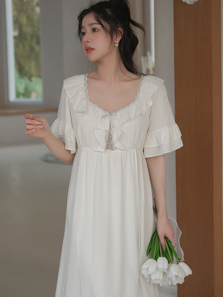 Romantic Blossom Vintage Nightgown