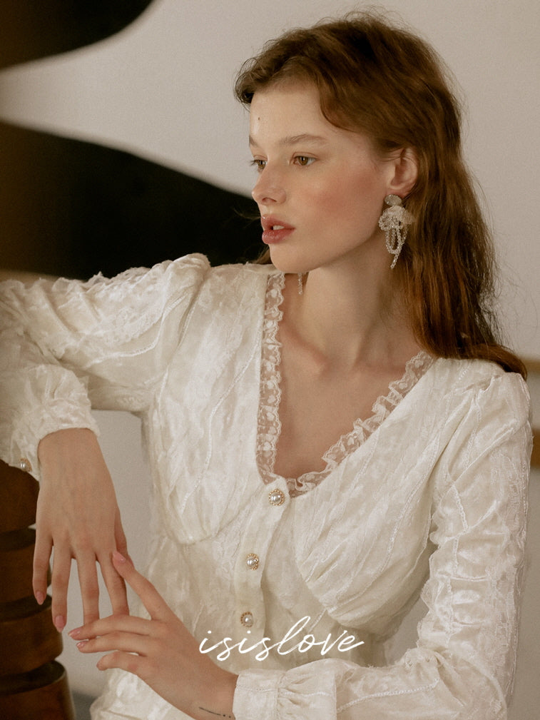 Ivory Lace Dream Blouse