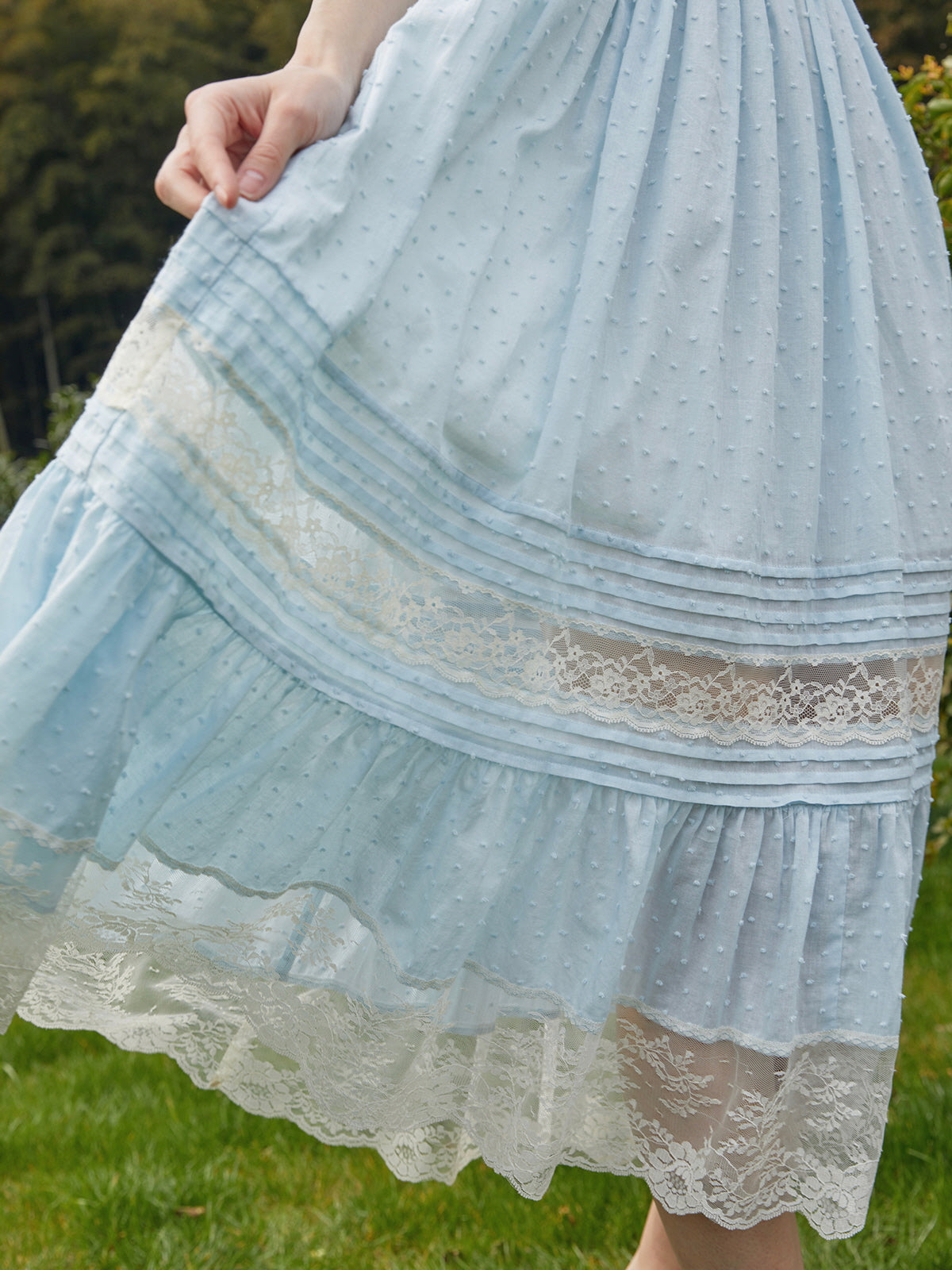 Azure Dream Lace Dress