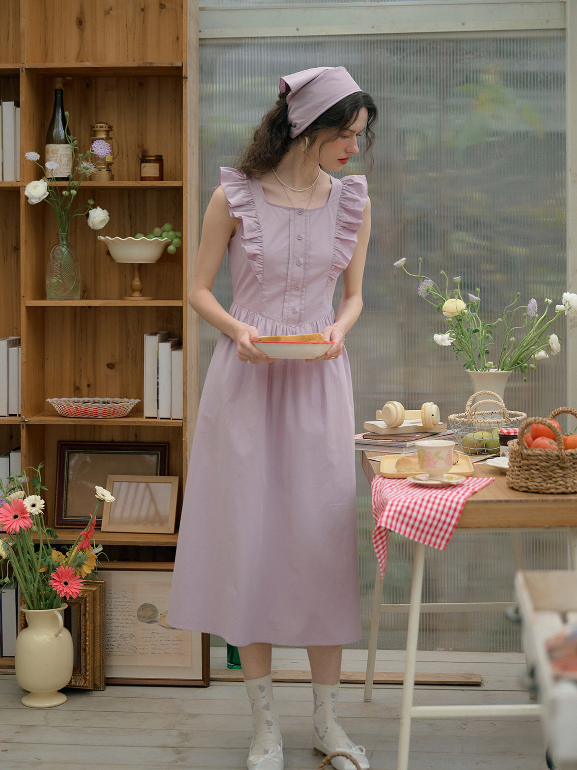 Lily's Lavender Cottage Dress