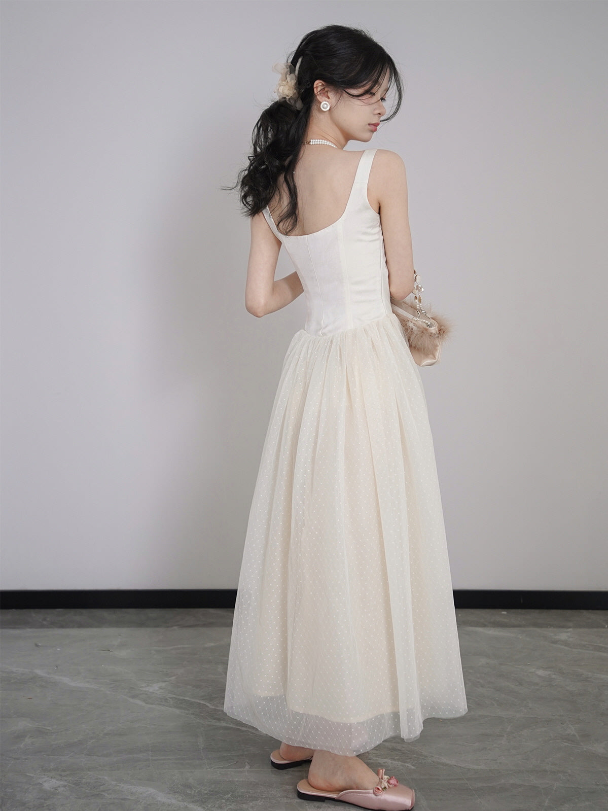 Enchanted Blossom Ivory Dress