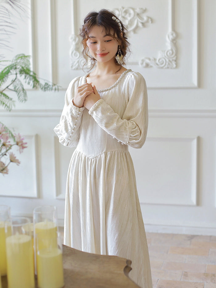 Ivory Lace Bodice Halter Long Dresses Pearl Pink