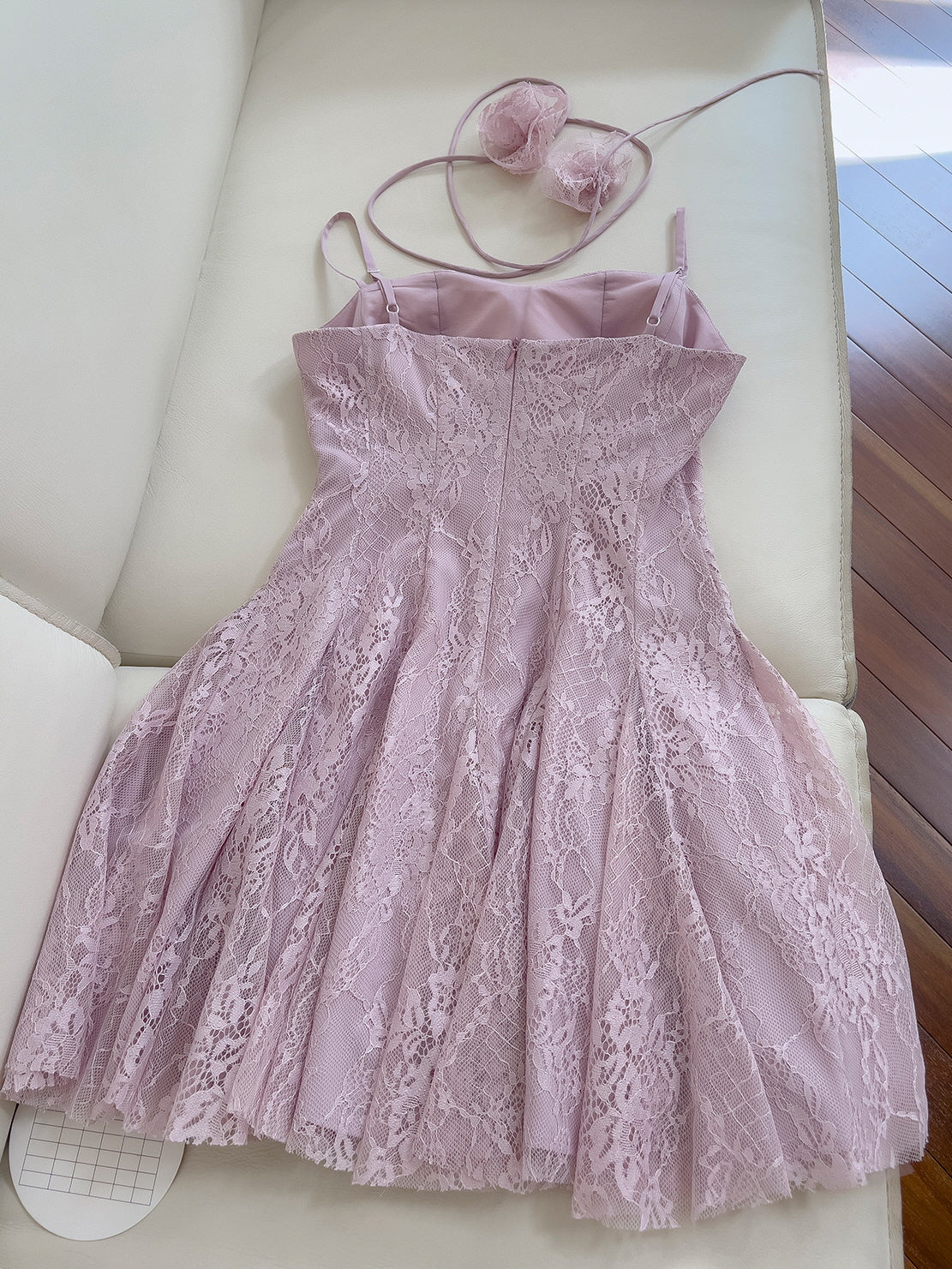 Soft Pink Coquette Charm Lace Dress