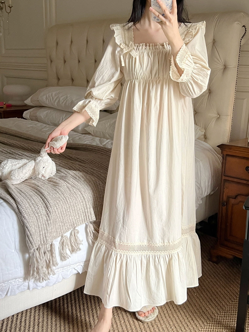 Vintage Princess Cotton Nightgown