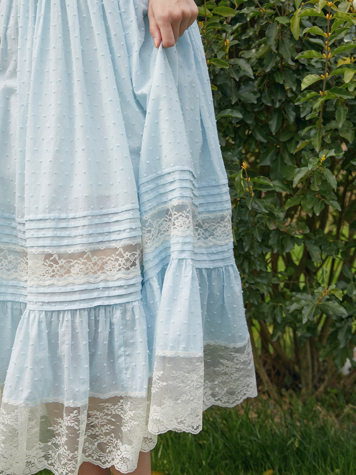 Azure Dream Lace Dress