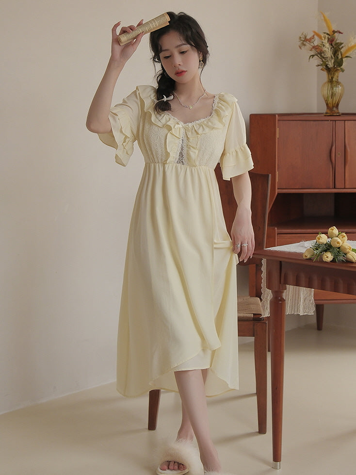 Romantic Blossom Vintage Nightgown