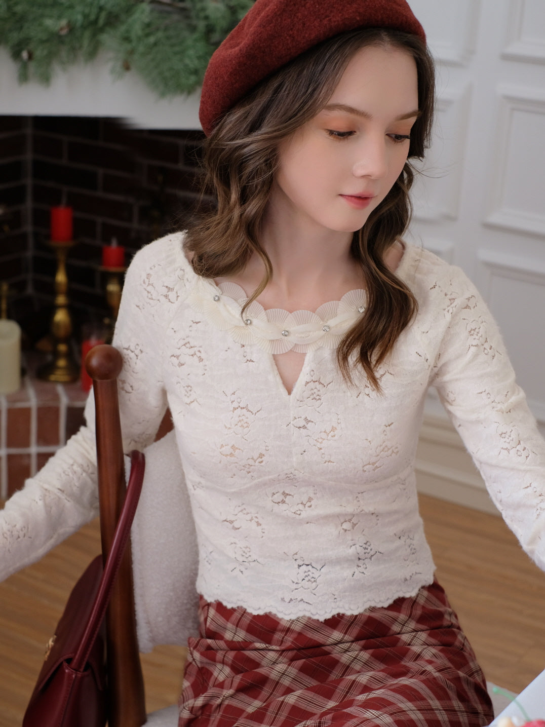 Delicate Lace Fairy White Top