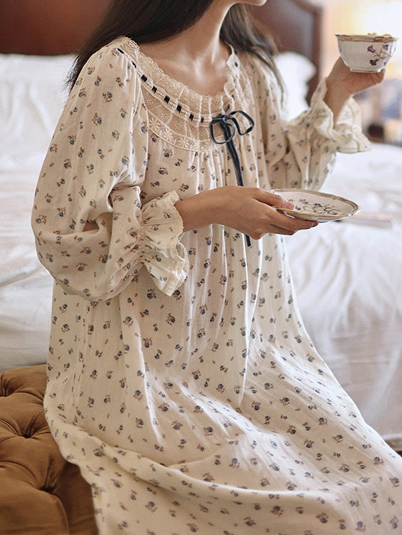 Vintage Garden Bloom Nightgown