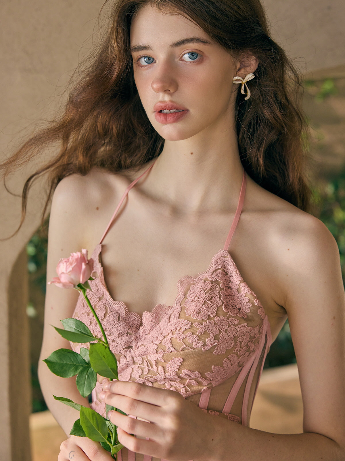 Blush Garden Fairy Lace Dress