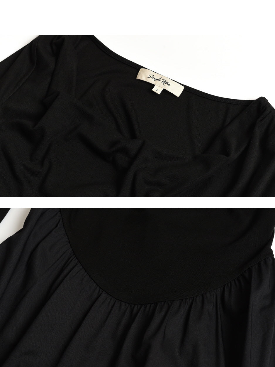 Timeless Elegance Black Knit Dress